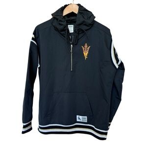 Victoria's Secret Pink ASU Sun Devils Women's Oversized Hooded Jacket Black XS